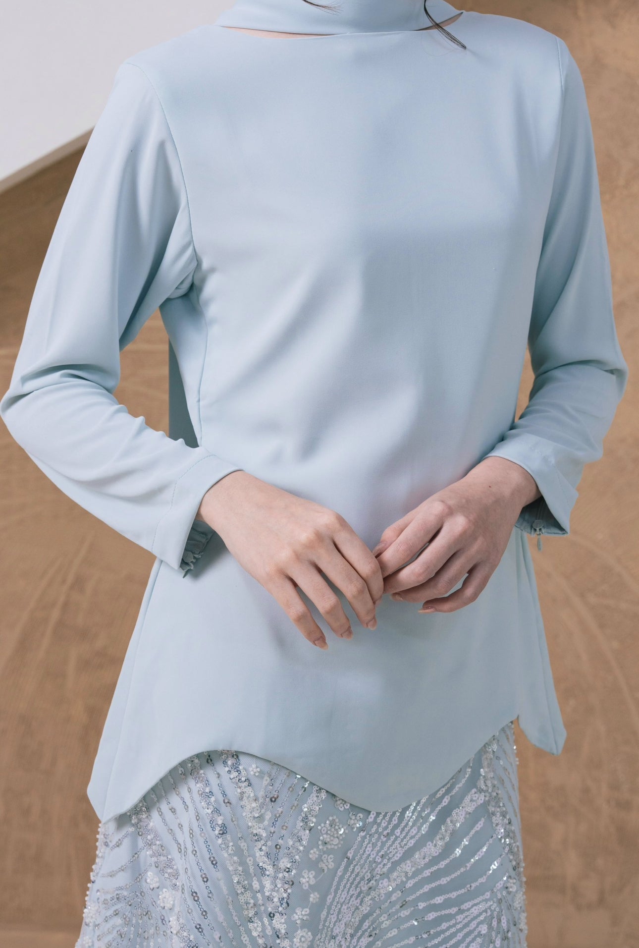 Soraya Embellished Kurung Set - Flora