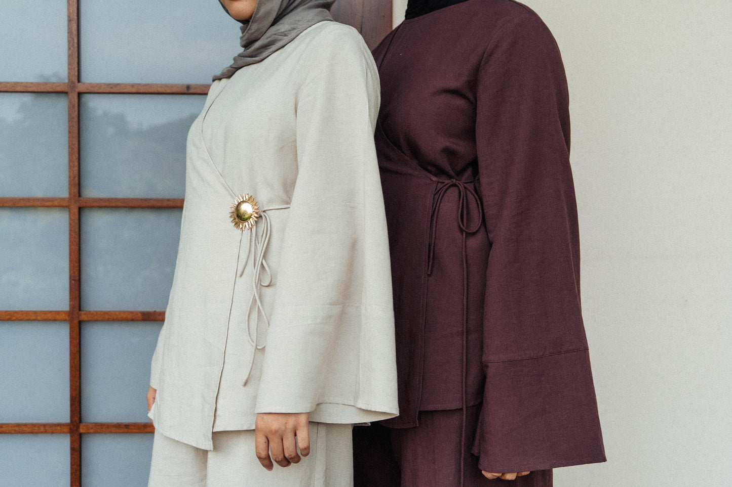 Amara Kimono Trouser Set - Dune