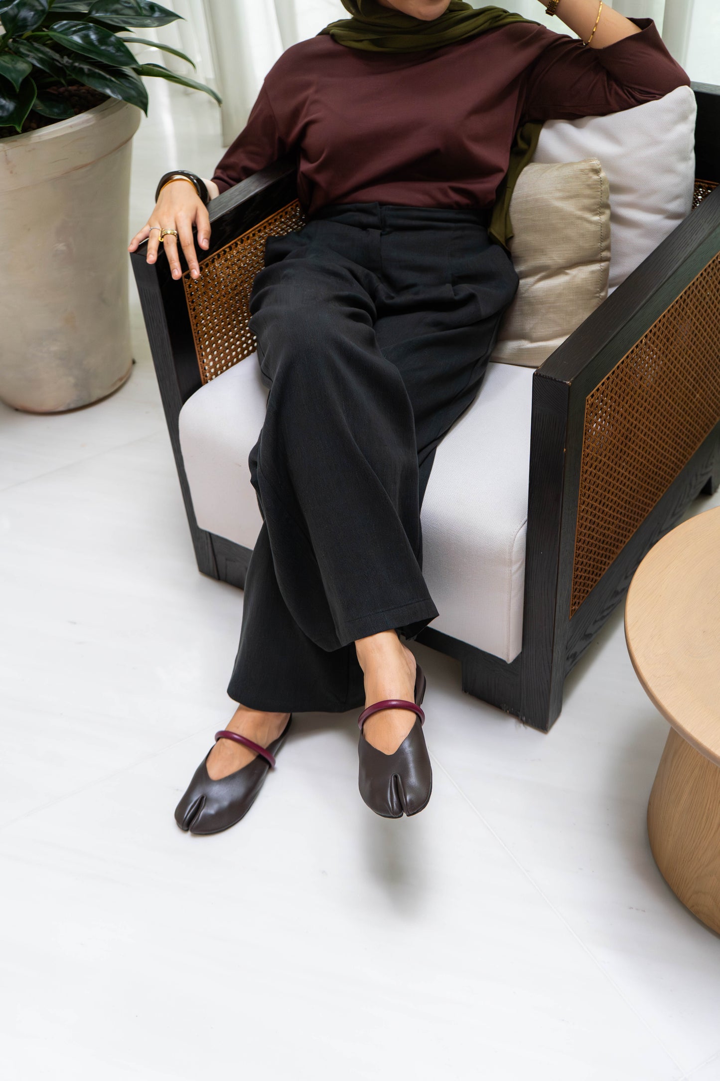 ELIO PLEATED TROUSERS - NOIR