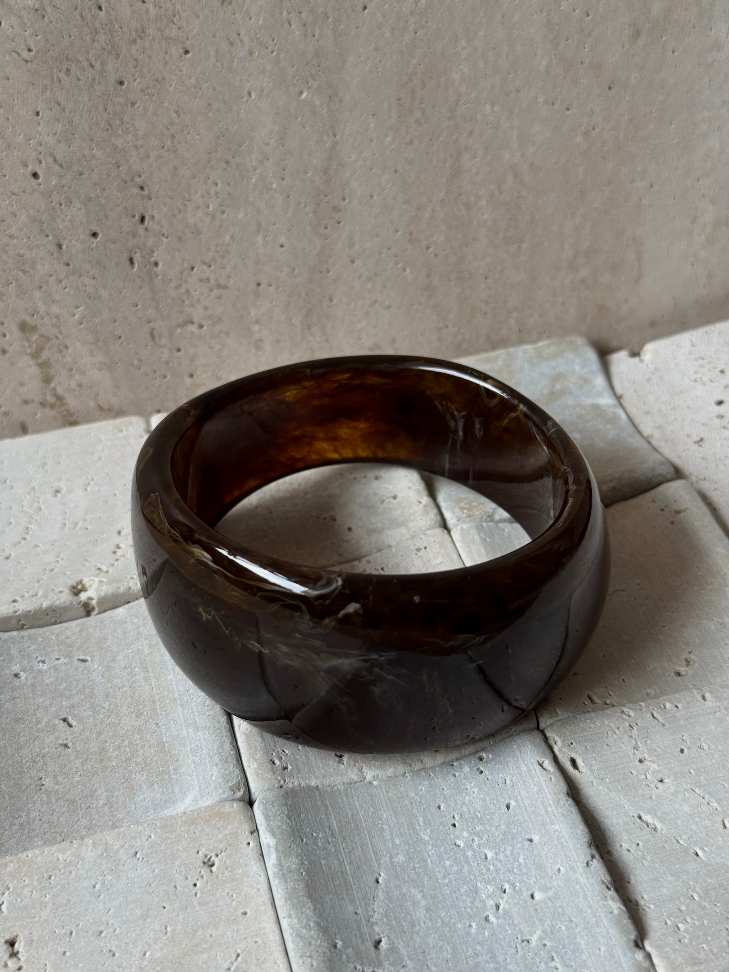 UMBER RESIN BANGLE