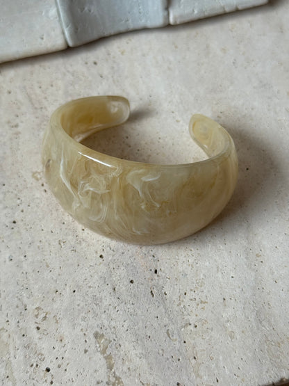 CREAM RESIN CUFF