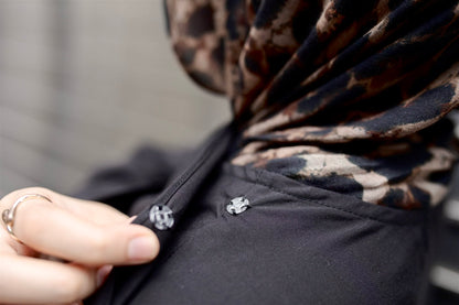 MARLOWE DRAPE TOP - NOIR