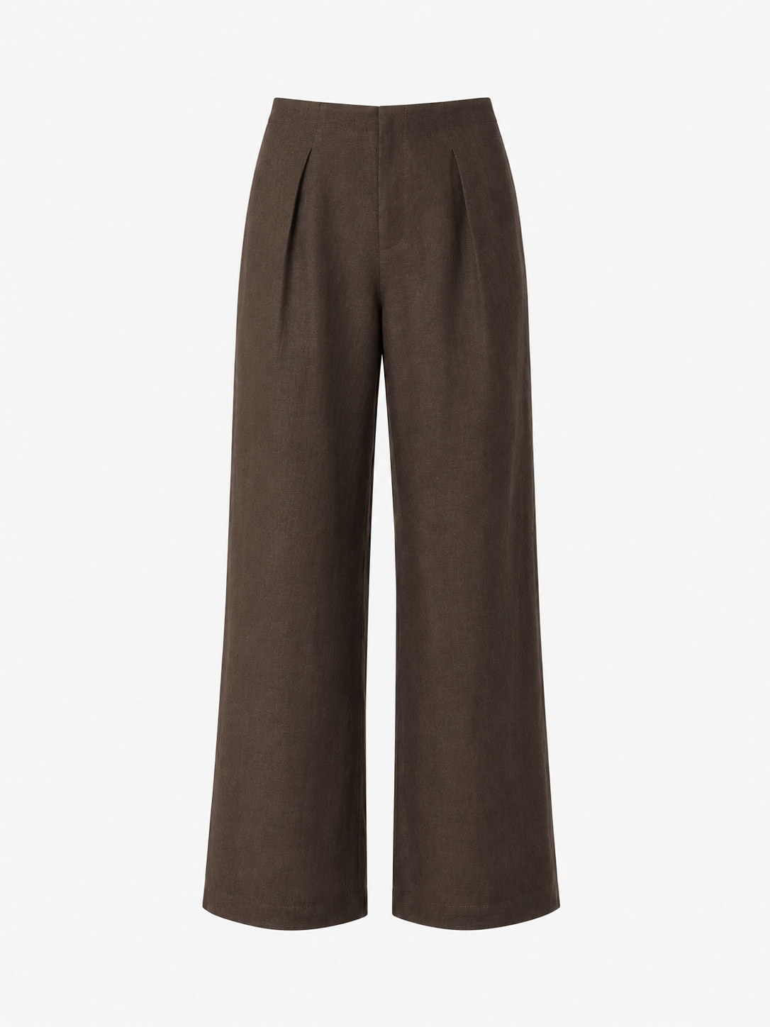 ELIO PLEATED TROUSERS - SABLE