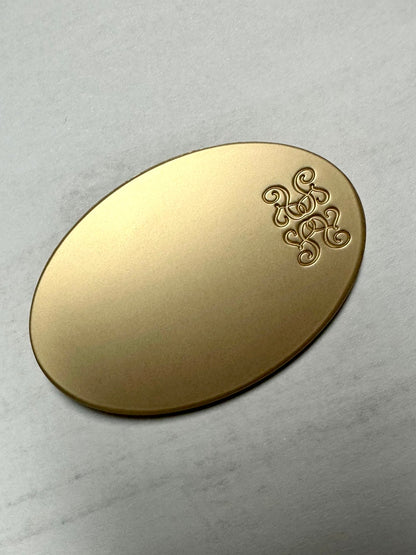 Soleil Monogram Brooch