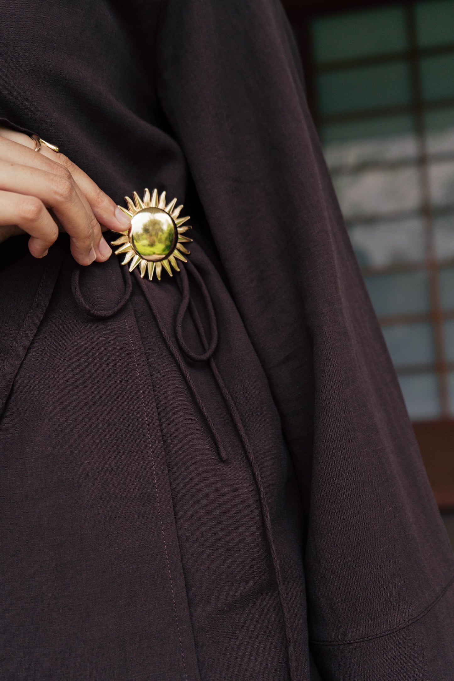 Solaris Sun Brooch