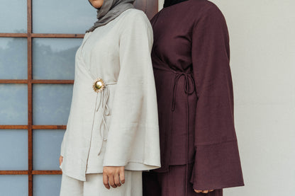 Amara Kimono Trouser Set - Dune