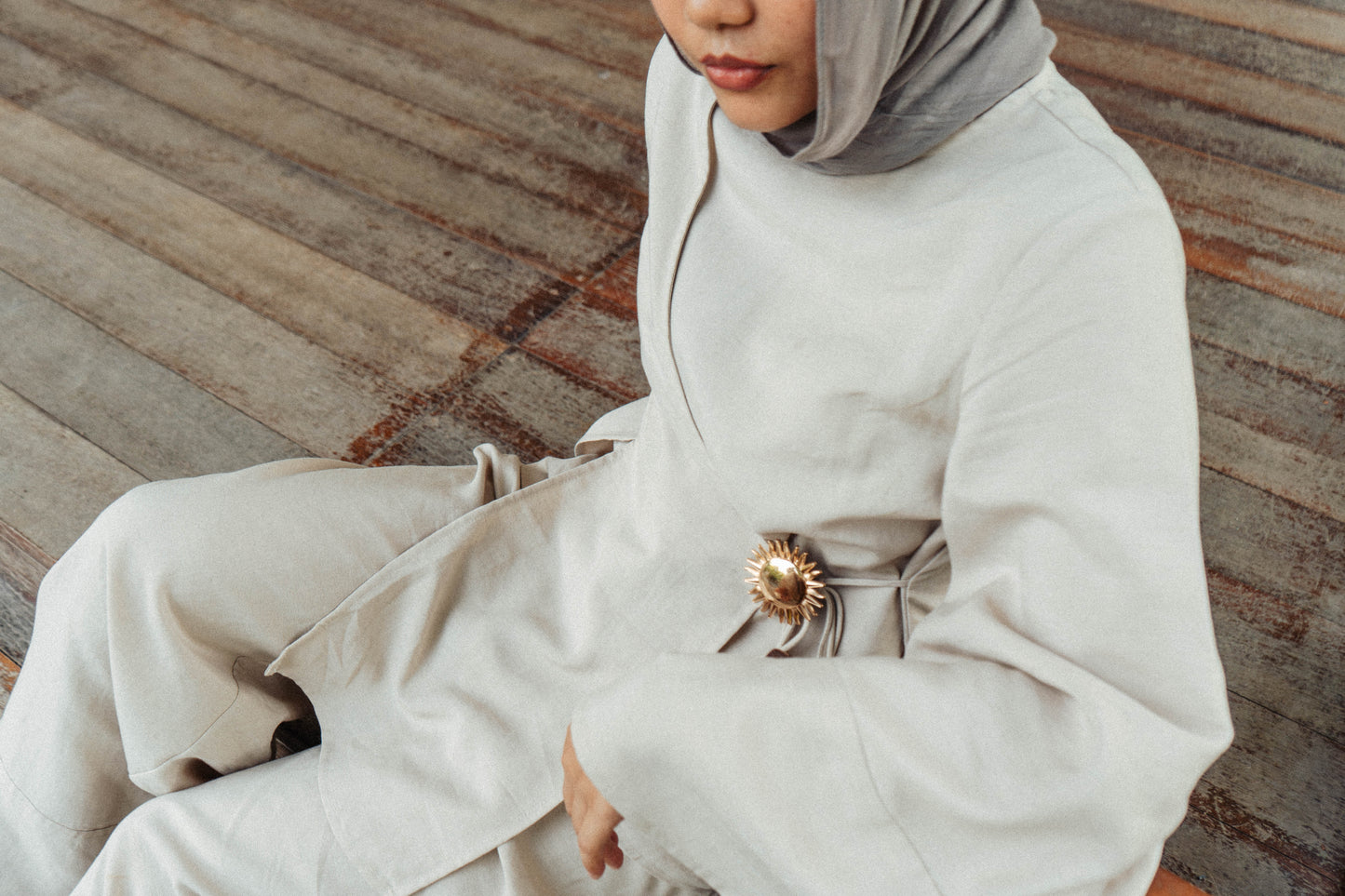 Amara Kimono Trouser Set - Dune