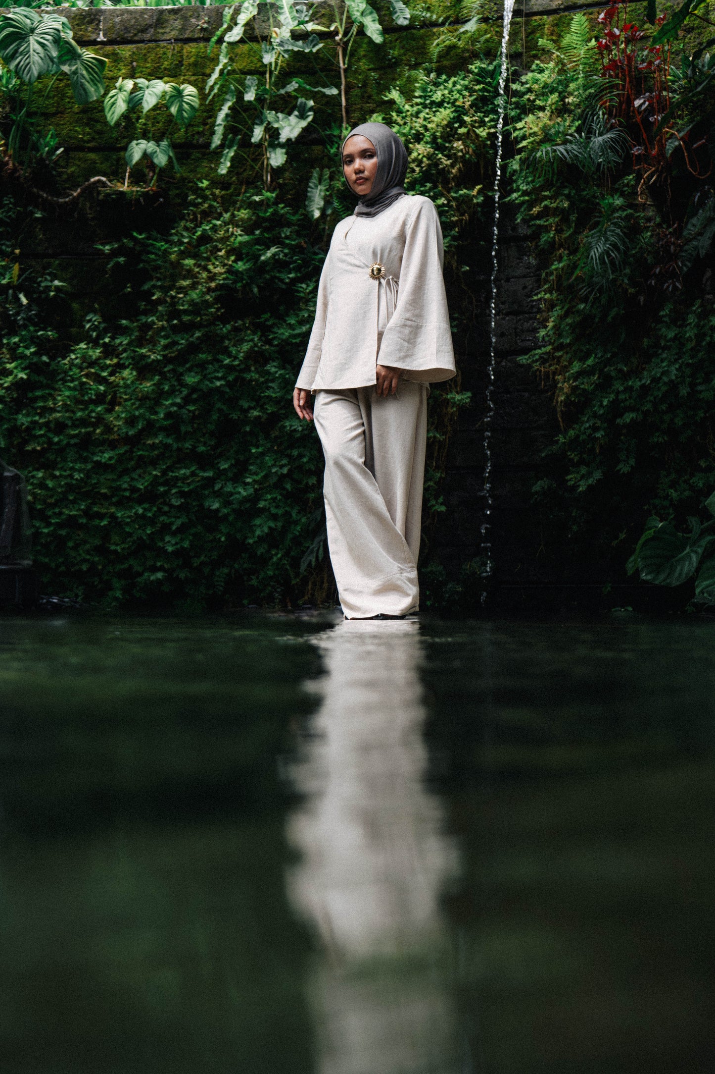 Amara Kimono Trouser Set - Dune