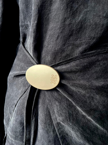 Soleil Monogram Brooch