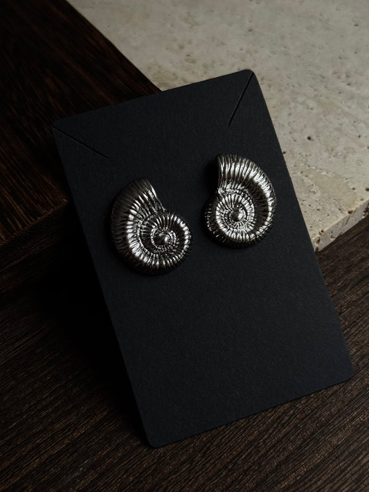 SHELLFORM EARRINGS - SILVER