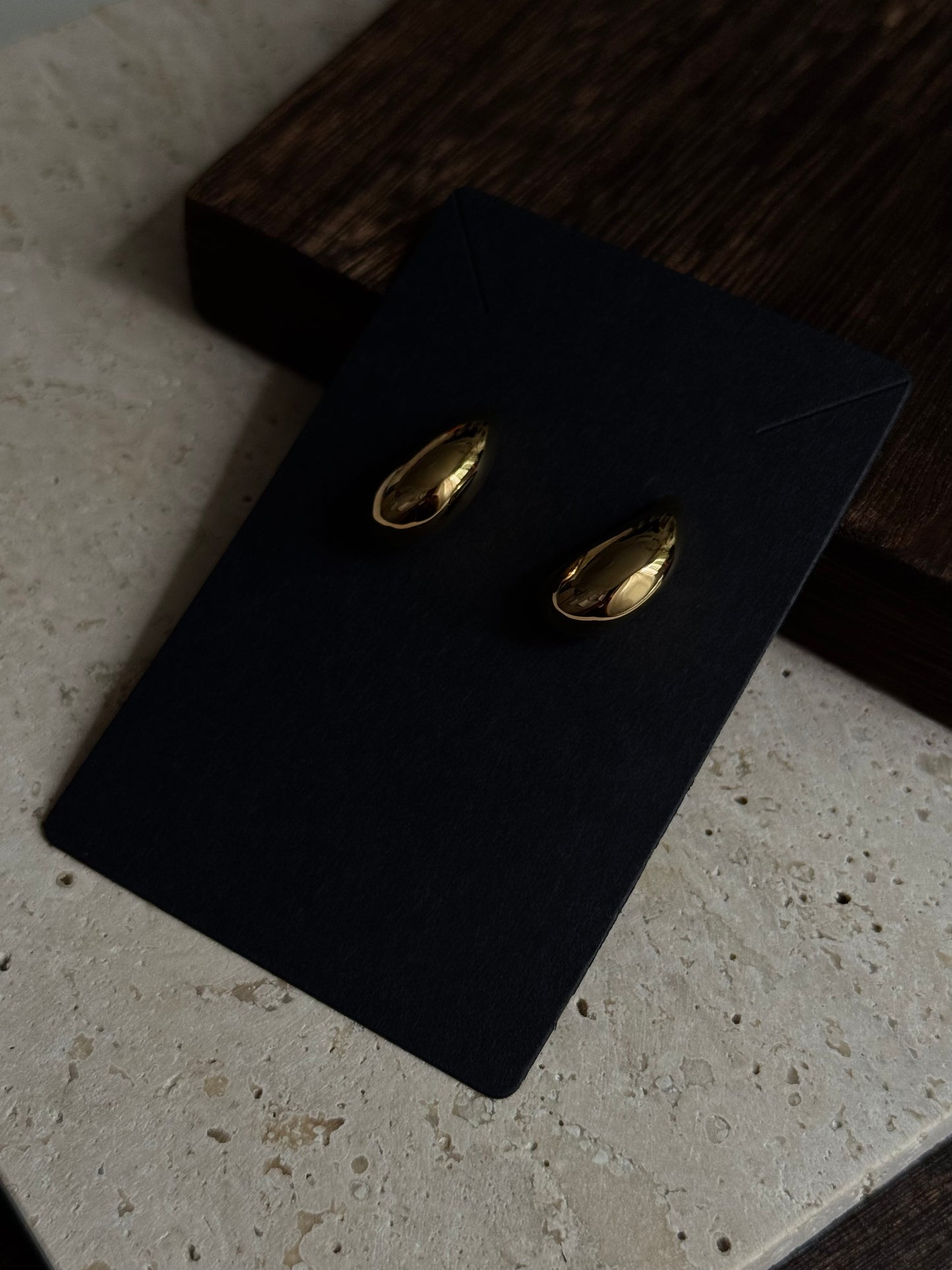 Petite Teardrop Earring - Gold