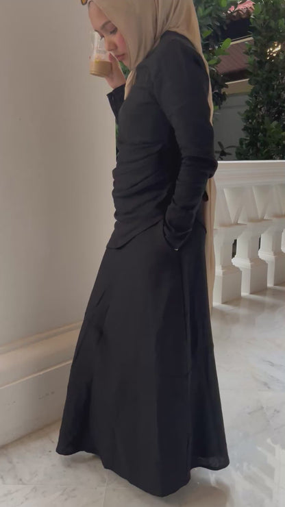 Audrey Skirt Set - Raven
