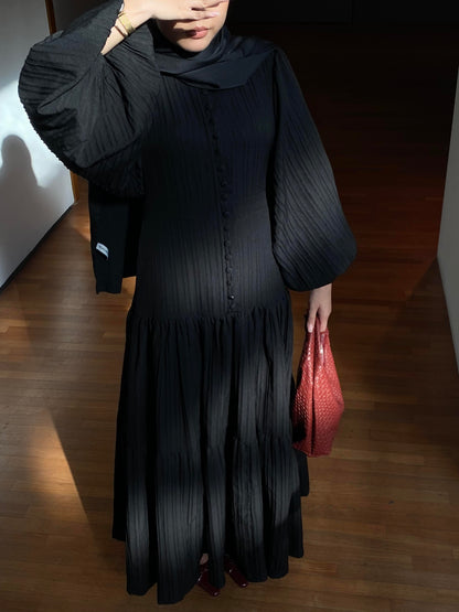 Wilcox Tiered Dress - Raven
